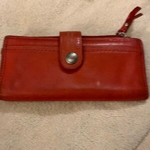 Fossil leather bifold wallet with ID slot